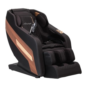 Scaun de masaj Sakura 306A cu lemn și piele