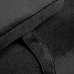 Scaun pentru tratament gene Sillon Corona, negru cu bază aurie - Img 7