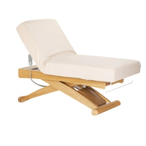 Șezlong SPA Sillon Siesta crem cu bază maro deschis