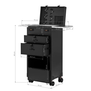 Asistent de coafor mobil Gabbiano V21 negru - Img 4