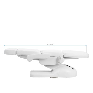 Fotoliu cosmetic Azzurro Lux 3m alb cu încălzire - Img 3