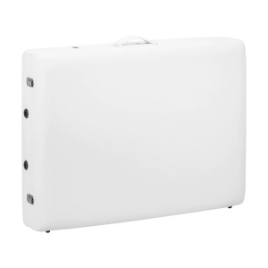 Masă de masaj pliabilă din lemn BALANCE cu 2 segmente 190x70 albă - Img 2