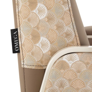 Scaun de așteptare Omega Grandeur maro deschis - Img 2