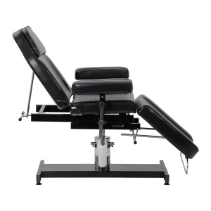Scaun de tatuaje Pro Ink 210DH cu suport negru - Img 9