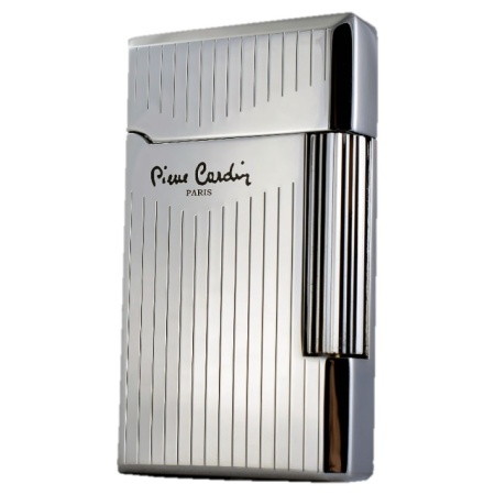 Bricheta de lux Pierre Cardin, argintie, mecanism cu piatra,