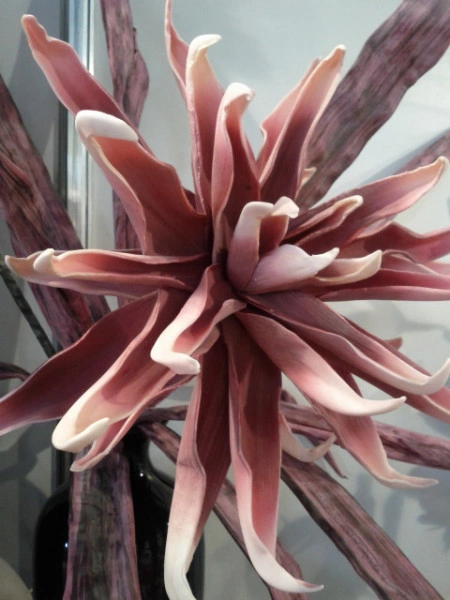 Floare decorativa ,Dalie roz D40cm - Img 5