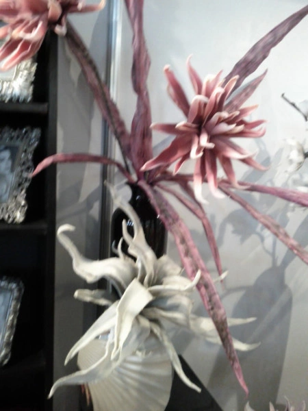 Floare decorativa ,Dalie roz D40cm - Img 6