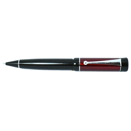 Pix Pierre Cardin, culoare negru cu bordo, accesorii cromate, clips inscriptionat