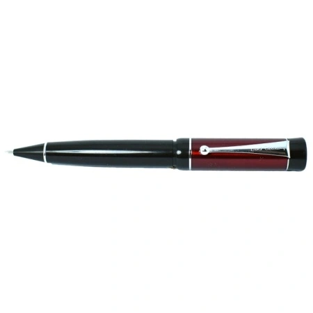 Pix Pierre Cardin, culoare negru cu bordo, accesorii cromate, clips inscriptionat