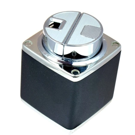 Brichetă Sarome de birou piezoelectrică, pe fond alb, reincarcabila, metalica, piezo