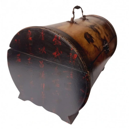 Cufar lemn motive japoneze gheise, 35x22cm - Img 3