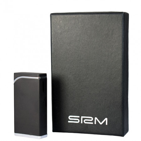 Brichetă Sarome SRM 105 B, prezentata langa cutia cadou din carton dur de culoare neagra