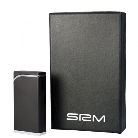 Brichetă Sarome SRM 105 B, prezentata langa cutia cadou din carton dur de culoare neagra