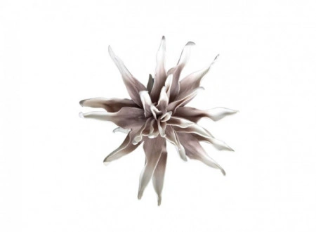 Floare decorativa ,floare artificiala foam Dahlia, maron-taupe ,L90cm - Img 3