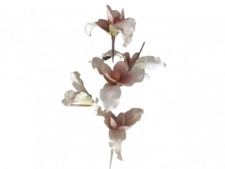 Floare decorativa, creanga Magnolie roz L 85cm - Img 2