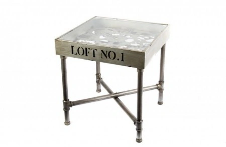 Masa metal cu ceas "Loft" - Img 2