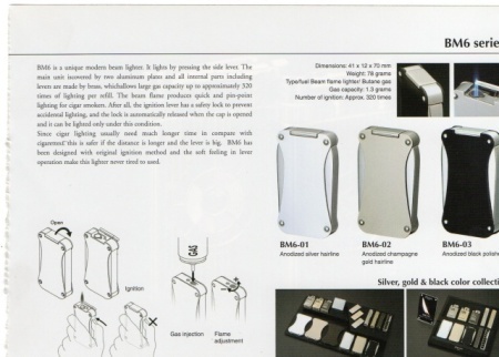 Brichetă turbo Sarome BM6 flacără jet – alamă &amp; aluminiu - Img 2