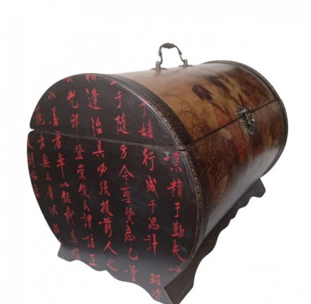Cufar lemn motive japoneze gheise,40x30cm - Img 2
