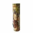 Cutie cadou pentru sticle cu vin, design vintage, 33.5 x 8.8 cm, carton dur imprimat