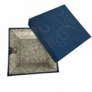Scrumiera din portelan decorata cu flori argintii,15.5x15.5 cm - Img 3