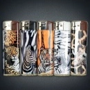 Set 5 brichete plastic reîncărcabile piezo - tematică animale sălbatice / jungla