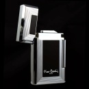Bricheta de lux Pierre Cardin MF 28-05, metalica, aprindere cu piatra - negru/argintiu