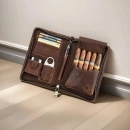 Port trabuc premium sub forma de borseta cu spatii pentru accesorii, organizare eleganta si practica