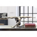 Statueta barbat in echilibru,bronz,L61cm - Img 3