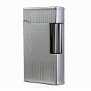 Brichetă de lux Pierre Cardin MF 78-05, argintiu mat satinat, aprindere cu piatră - Img 3