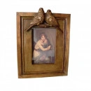 Rama foto doua randunici,auriu antichizat,26x19,5x3cm