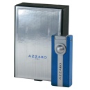Bricheta de lux Azzaro cu cutie cadou, antivant, reincarcabila, bleu