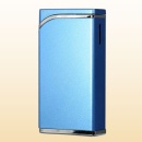 Brichetă Sarome SRM 105 A metalică, bleu satinat cu argintiu, aprindere piezoelectrică