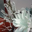 Floare decorativa Echeveria alba , H100cm - Img 3