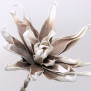 Floare decorativa ,floare artificiala foam Dahlia, maron-taupe ,L90cm