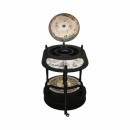 Bar glob pamantesc cu masa ,alb negru mat ,diam.glob 42cm - Img 3