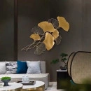 Decor perete flori aurii - Img 3