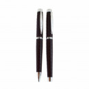 Set Balmain pix + roller in etui maro ,piele ecologica