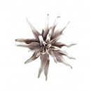 Floare decorativa ,floare artificiala foam Dahlia, maron-taupe ,L90cm - Img 3