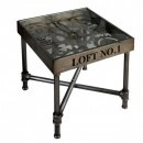 Masa metal cu ceas "Loft"