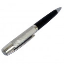 Pix Cerruti 1881, din metal, negru cu argintiu, mina groasa de 0,5 cm - Img 3