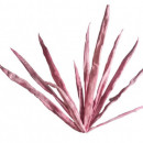 Planta decorativa artificiala frunze cactus roz intens H90cm - Img 3