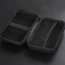 Etui 2 pipe deschis, culoare neagra, spatiu pentru accesorii