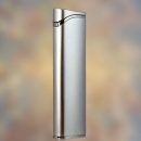Brichetă Sarome SRM 119 C metalică, argintiu satinat, aprindere piezoelectrică, unisex