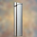 Brichetă Sarome SRM 119 C metalică, argintiu satinat, aprindere piezoelectrică, unisex