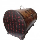 Cufar lemn motive japoneze gheise,40x30cm - Img 2