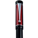 Pix Pierre Cardin , negru cu bordo, clips inscriptionat vedere capac