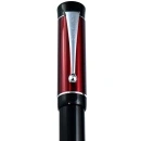 Pix Pierre Cardin , negru cu bordo, clips inscriptionat vedere capac