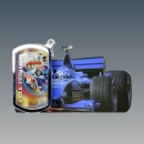 Brichetă metalică Race Champ, piezoelectrică, reîncărcabilă cu gaz