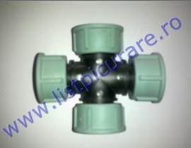 Cruce cu piulita holender PE 4 x 1''