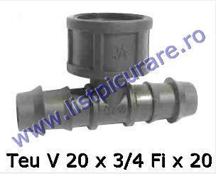 Teu V 20 x 3/4 Fi x 20